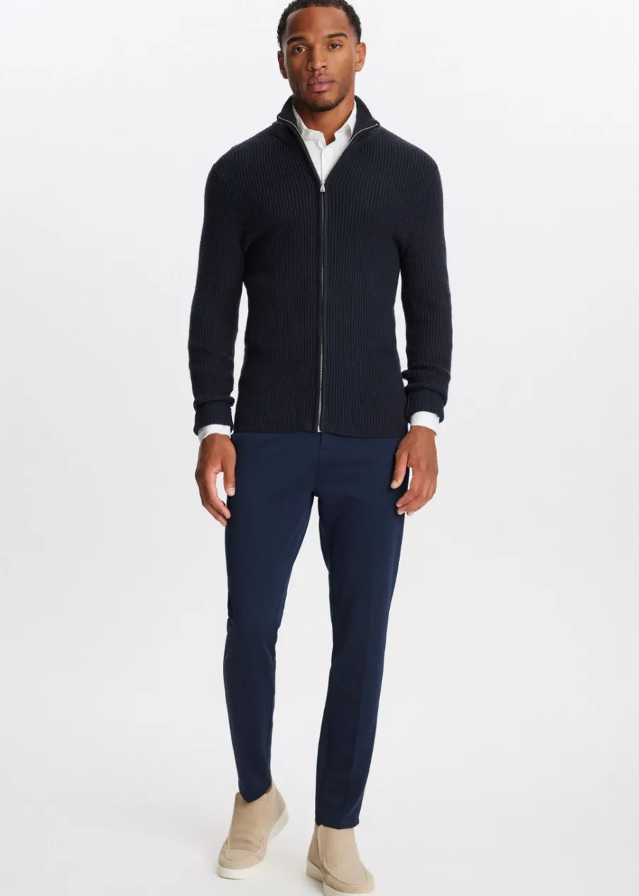 The Sting Gebreid vest met rits<Heren Truien En Vesten