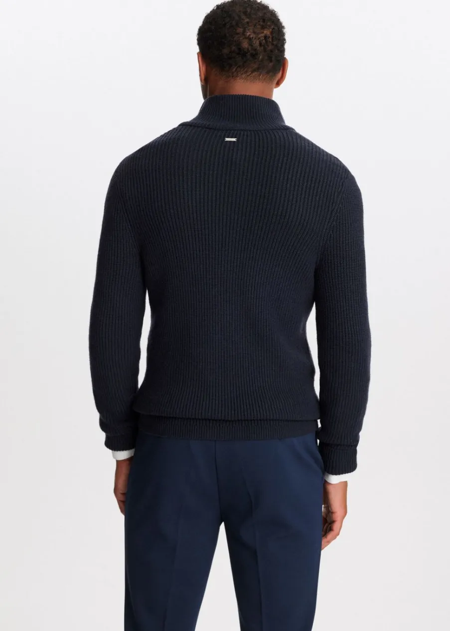 The Sting Gebreid vest met rits<Heren Truien En Vesten