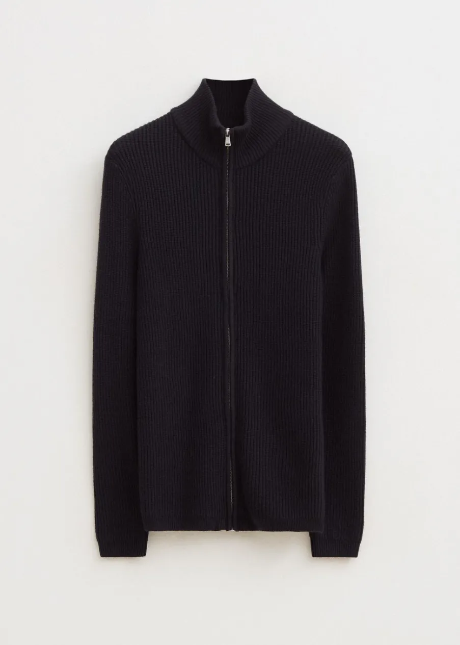 The Sting Gebreid vest met rits<Heren Truien En Vesten