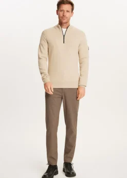 The Sting Gebreide half zip trio<Heren Truien En Vesten