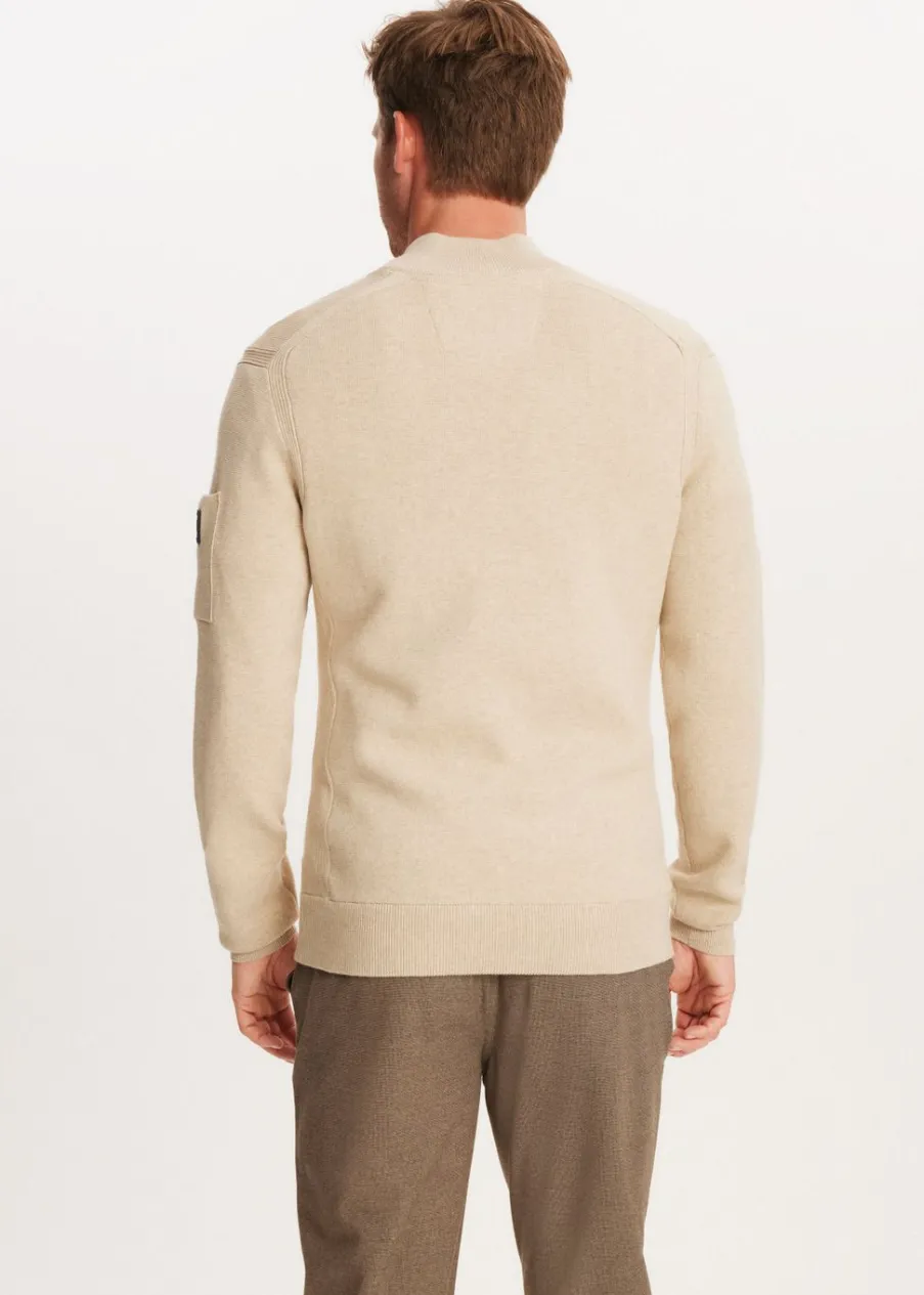 The Sting Gebreide half zip trio<Heren Truien En Vesten
