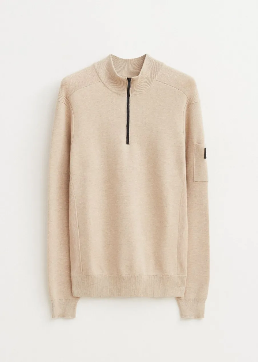 The Sting Gebreide half zip trio<Heren Truien En Vesten