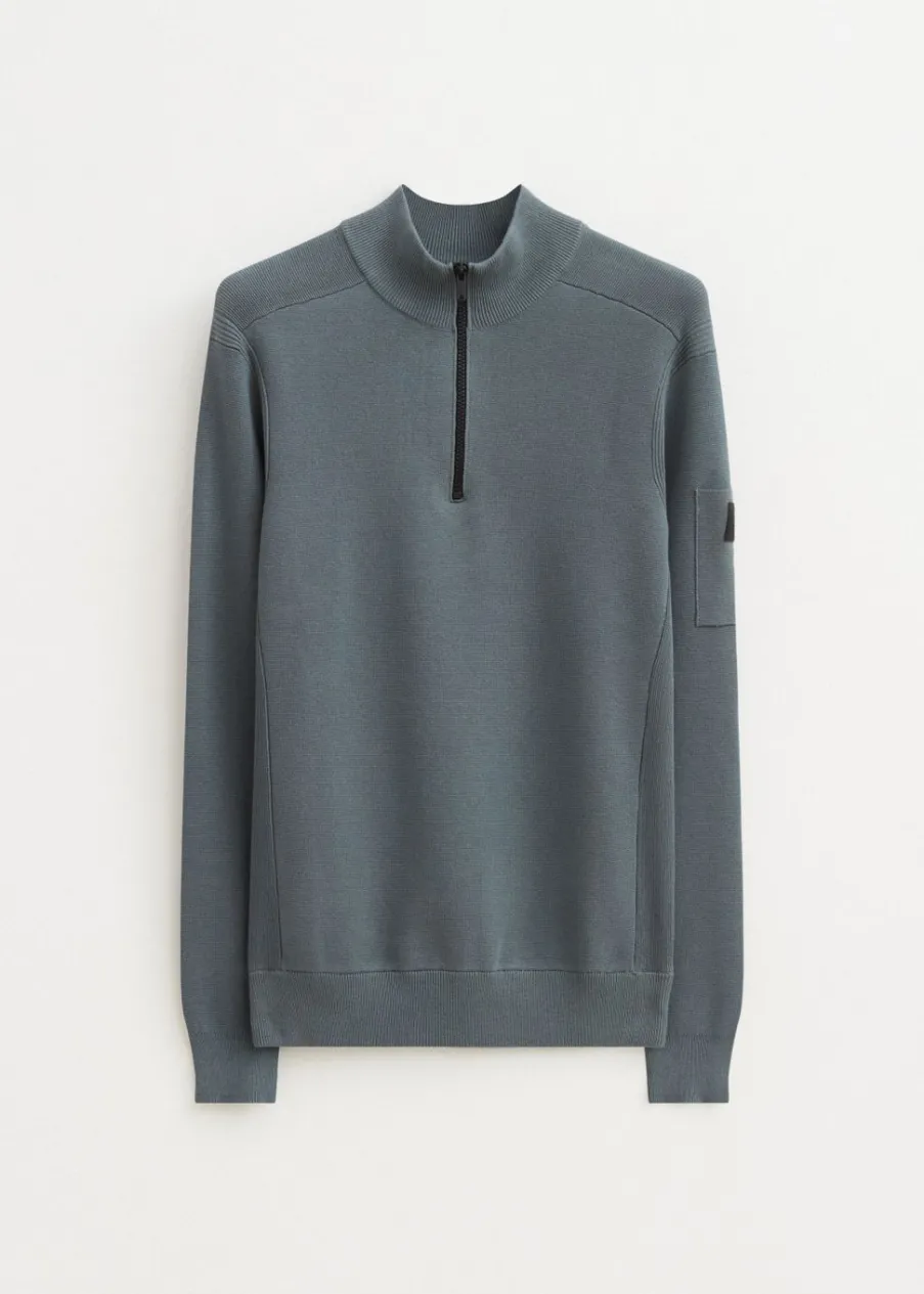 The Sting Gebreide half zip trio<Heren Truien En Vesten