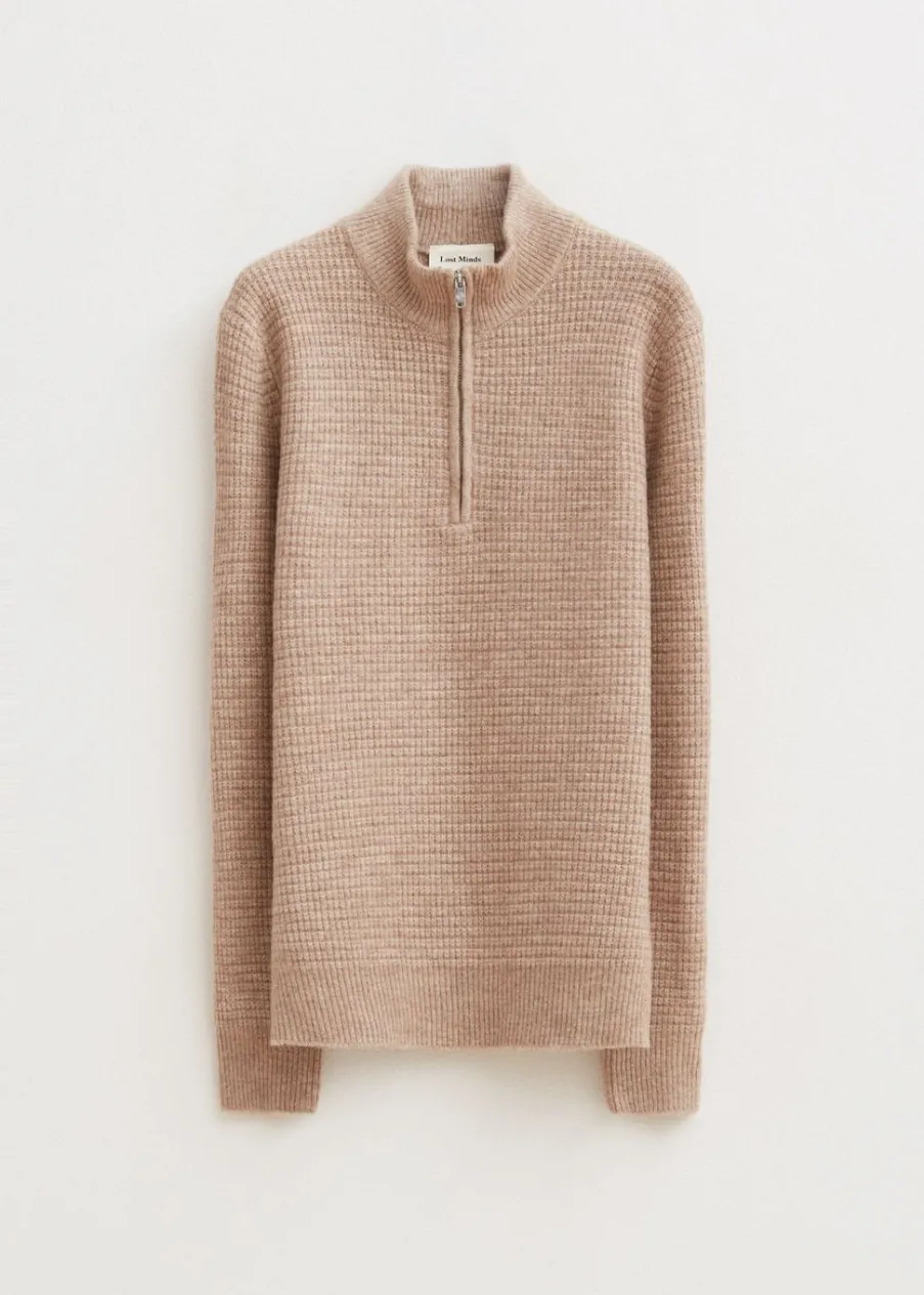 The Sting Gebreide half zip trui<Heren Truien En Vesten