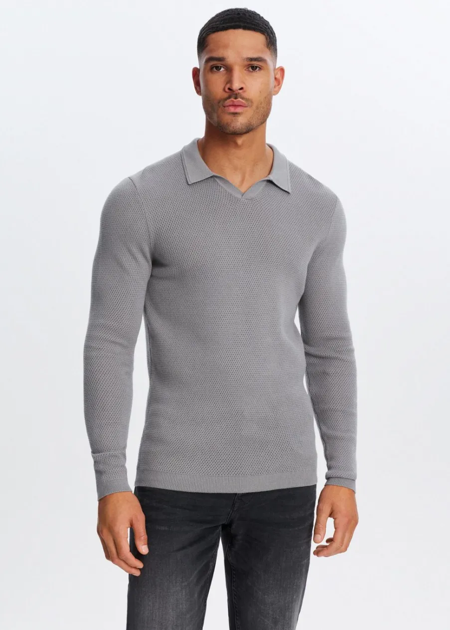 The Sting Gebreide johnny polo<Heren Polo's|Truien En Vesten