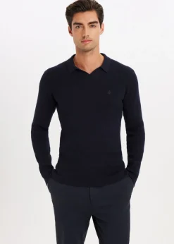 The Sting Gebreide johnny polo<Heren Polo's|Truien En Vesten