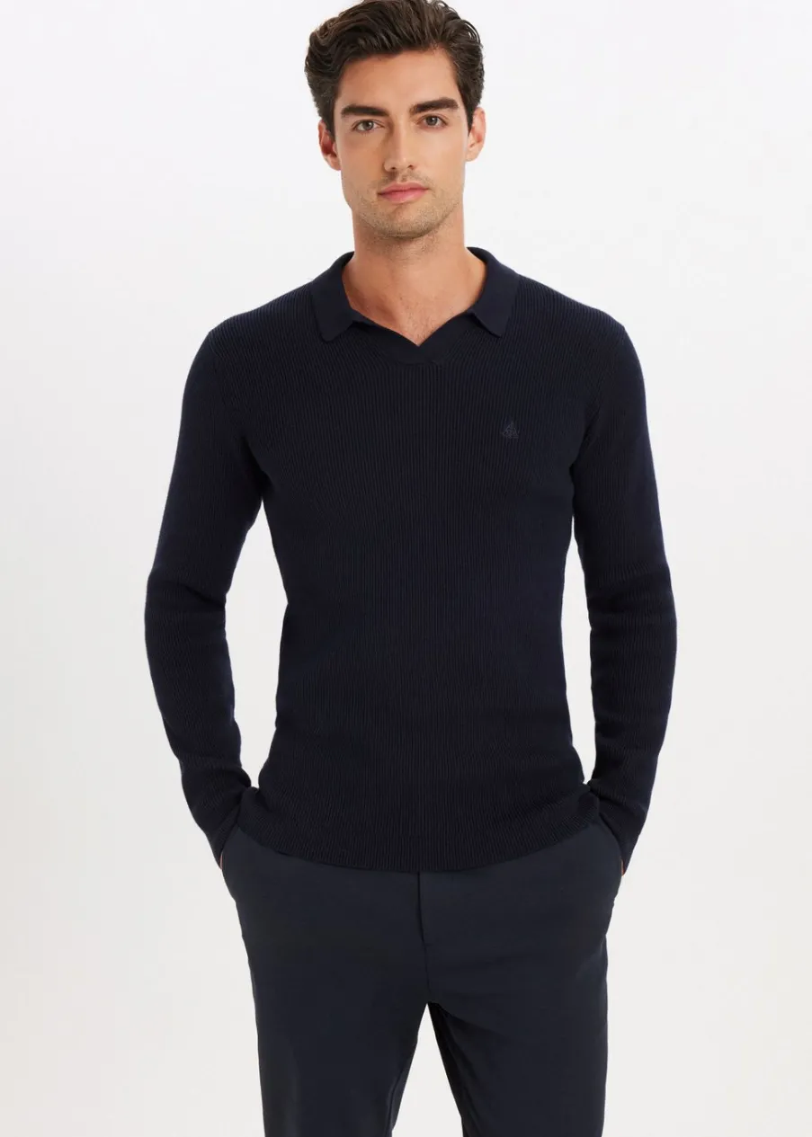 The Sting Gebreide johnny polo<Heren Polo's|Truien En Vesten