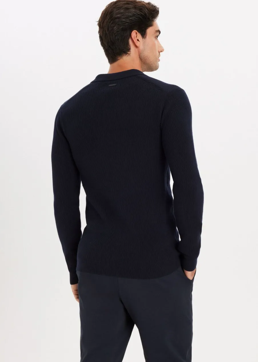 The Sting Gebreide johnny polo<Heren Polo's|Truien En Vesten