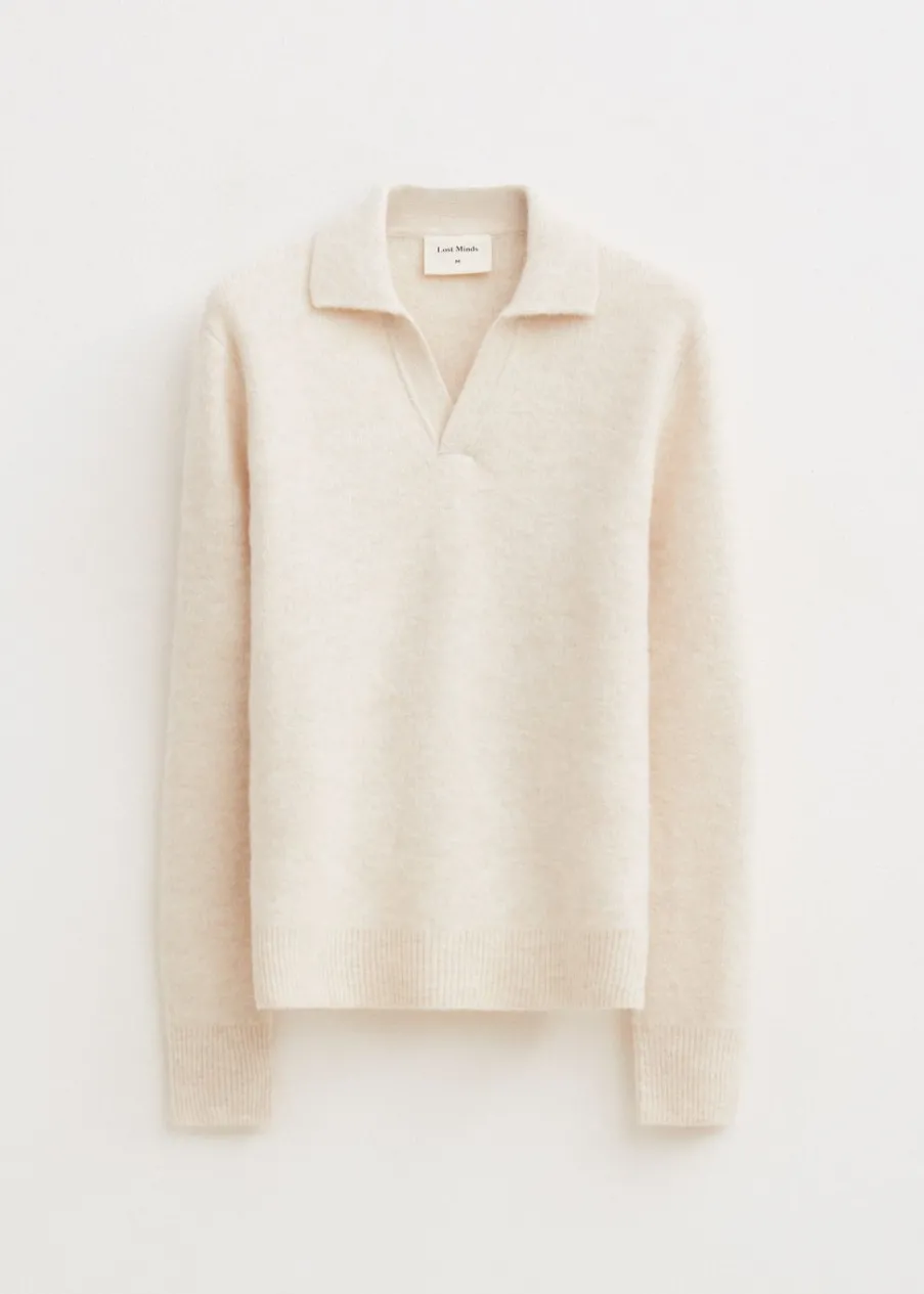 The Sting Gebreide johnny trui<Heren Polo's|Truien En Vesten