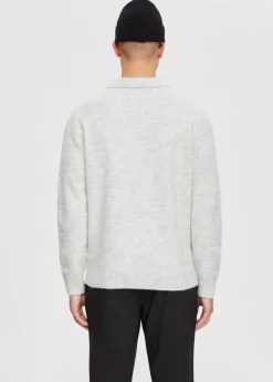 The Sting Gebreide polo met merk<Heren Polo's|Truien En Vesten