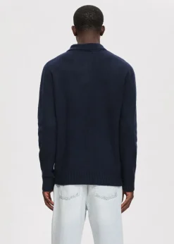 The Sting Gebreide polo met merk<Heren Polo's|Truien En Vesten