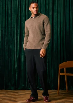 The Sting Gebreide polo met merk<Heren Truien En Vesten|Polo's