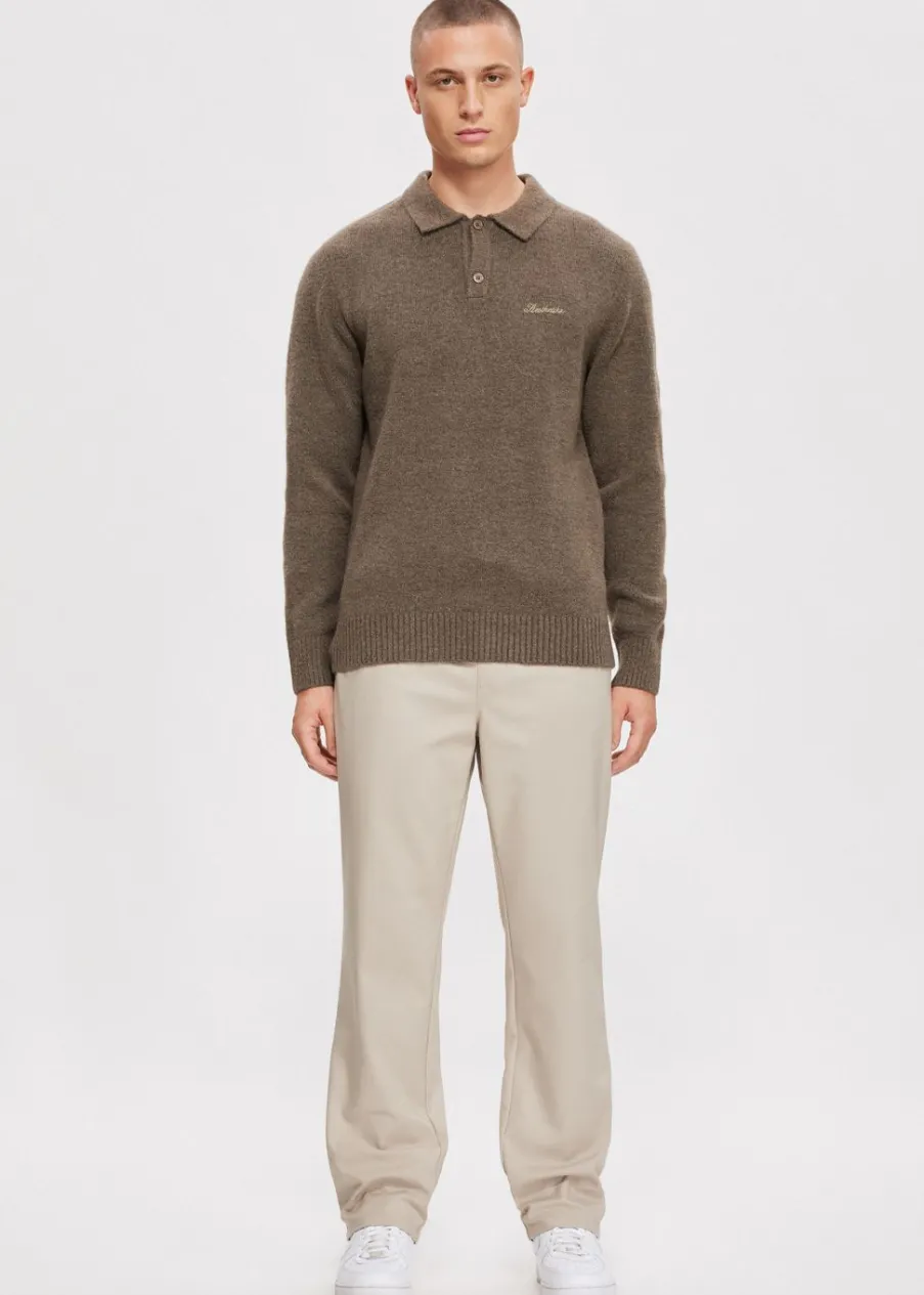 The Sting Gebreide polo met merk<Heren Truien En Vesten|Polo's