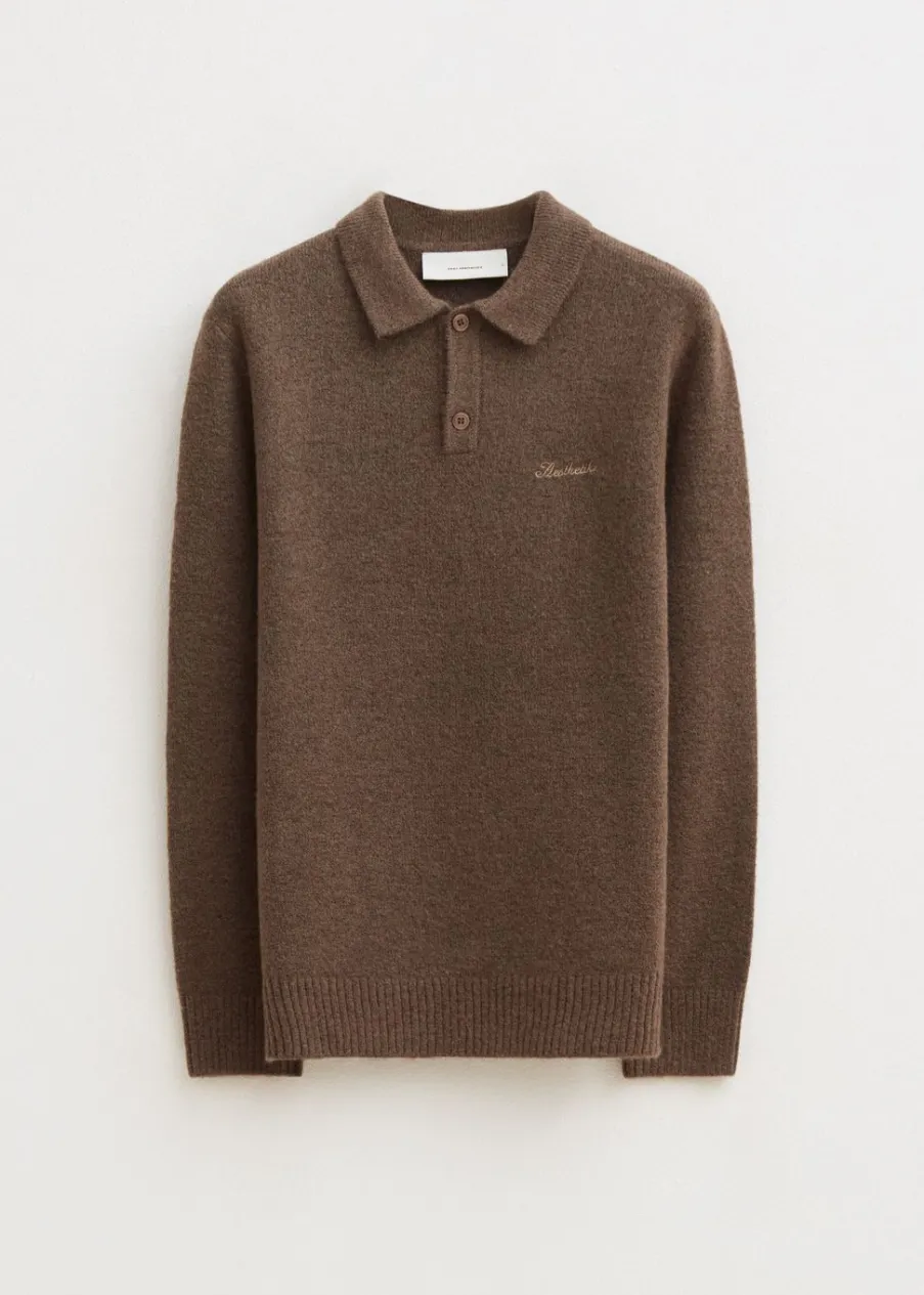 The Sting Gebreide polo met merk<Heren Truien En Vesten|Polo's