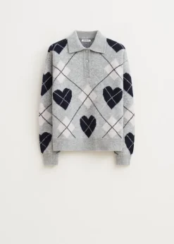 The Sting Gebreide trui met argyle print<DAMES Truien En Vesten