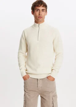 The Sting Gebreide trui met half zip<Heren Truien En Vesten