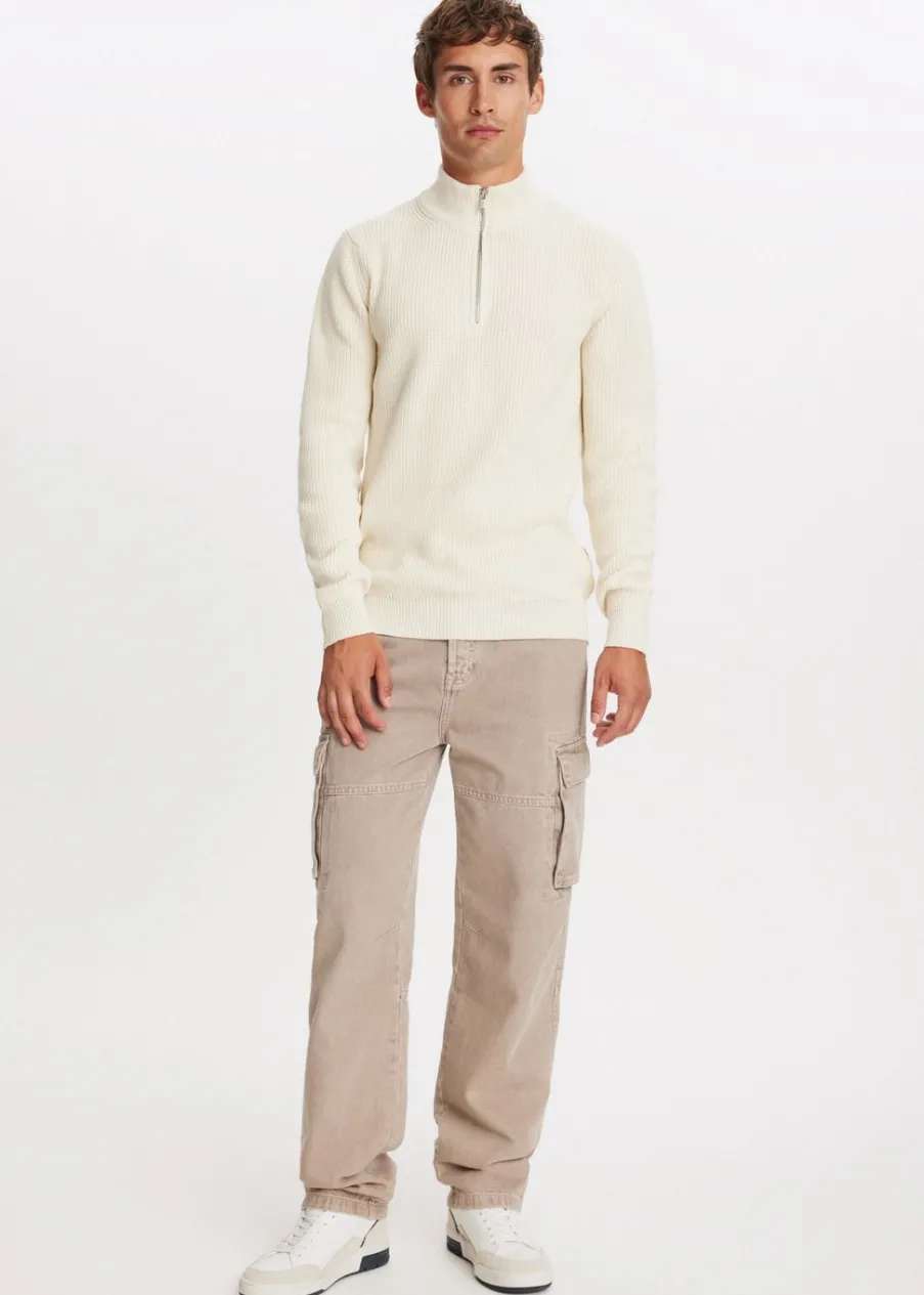 The Sting Gebreide trui met half zip<Heren Truien En Vesten