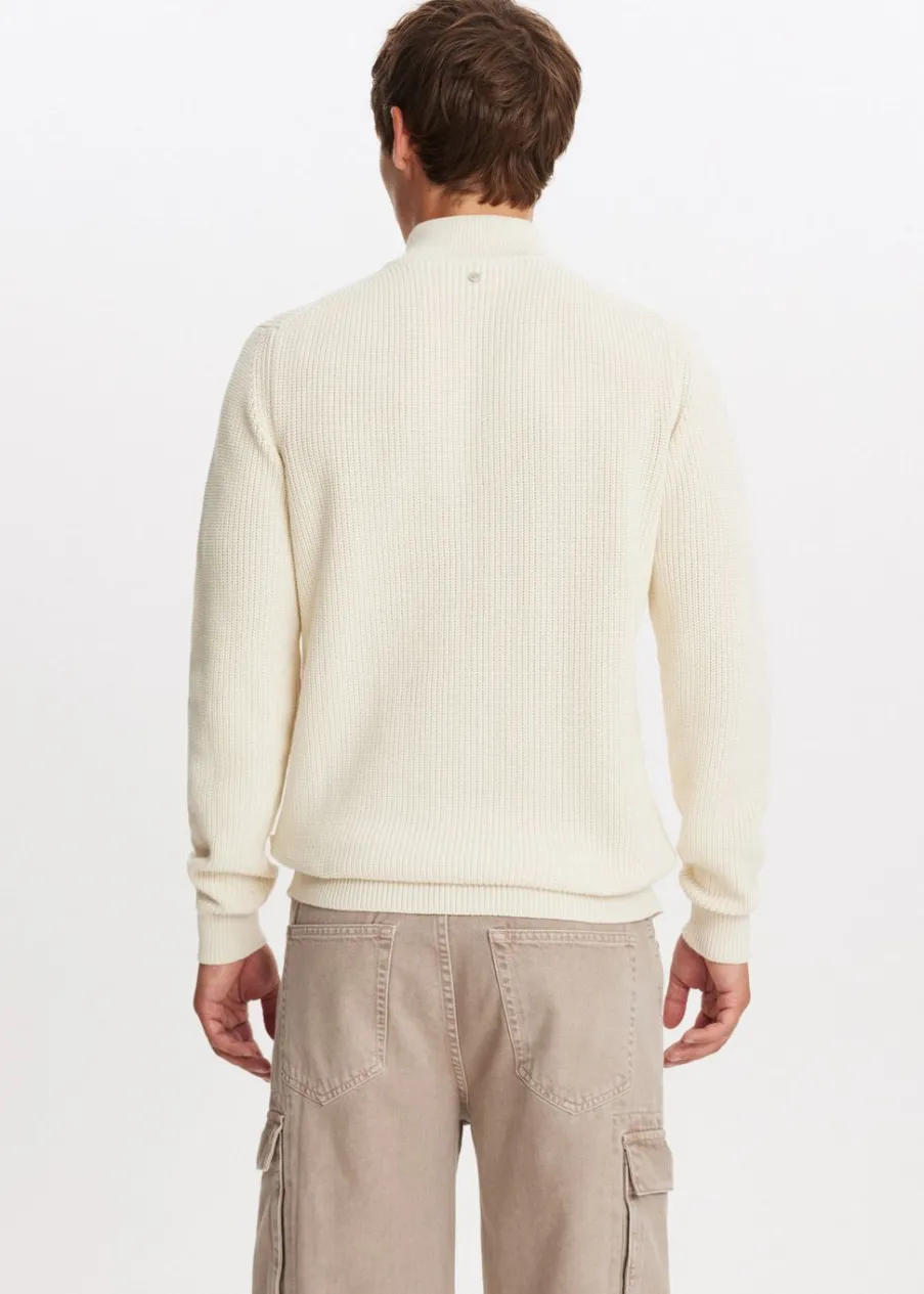 The Sting Gebreide trui met half zip<Heren Truien En Vesten