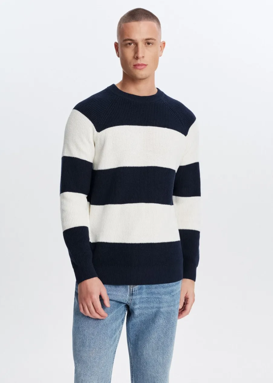 The Sting Gebreide trui met strepen<Heren Truien En Vesten