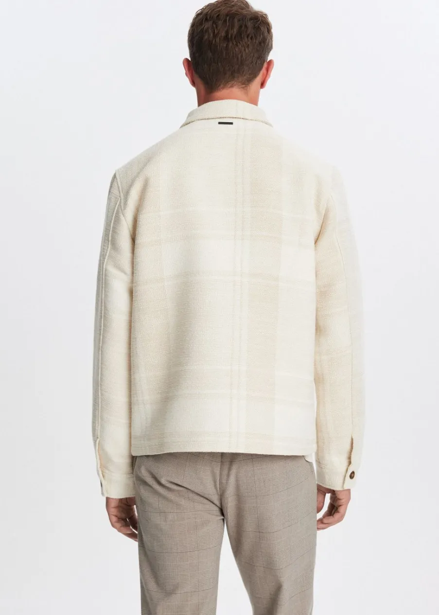 The Sting Geruite bouclé jas<Heren Jassen