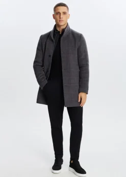 The Sting Geruite overcoat<Heren Jassen