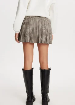 The Sting Geruite rok met plooien<DAMES Rokken