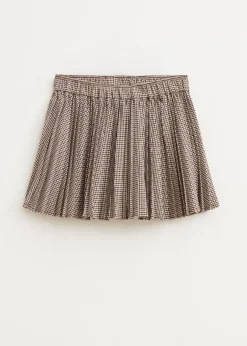 The Sting Geruite rok met plooien<DAMES Rokken