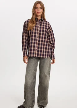 The Sting Geruite strassblouse<DAMES Blouses