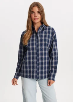 The Sting Geruite strassblouse<DAMES Blouses