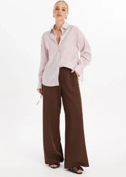 The Sting Gestreepte blouse met glitter<DAMES Blouses