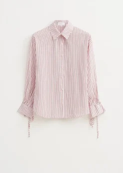 The Sting Gestreepte blouse met glitter<DAMES Blouses