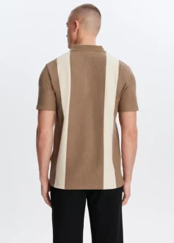 The Sting Gestreepte polo azure<Heren Polo's|T-Shirts