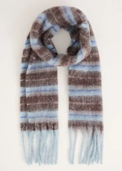 The Sting Gestreepte sjaal<DAMES Sjaals