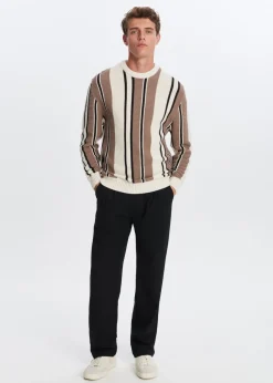 The Sting Gestreepte trui<Heren Truien En Vesten