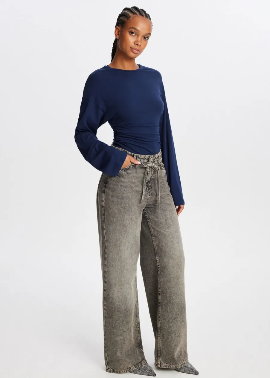 The Sting Getailleerd t-shirt met lange mouwen<DAMES T-Shirts