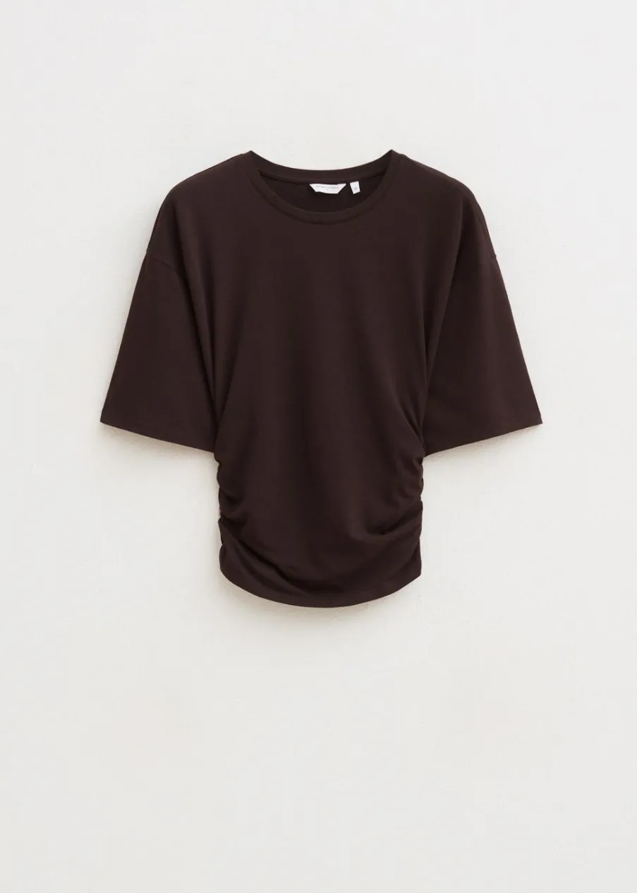 The Sting Getailleerd t-shirt met plooien<DAMES T-Shirts