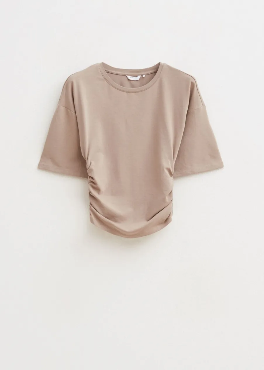 The Sting Getailleerd t-shirt met plooien<DAMES T-Shirts