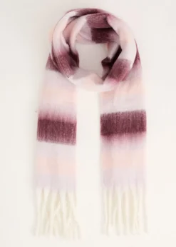 The Sting Golvend gestreepte sjaal<DAMES Sjaals