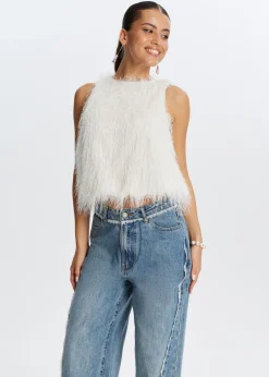 The Sting Hairy balloon top<DAMES Tops
