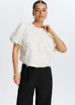 The Sting Hairy glitter top<DAMES Tops