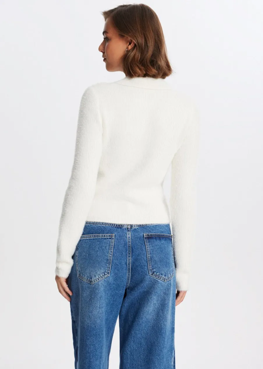 The Sting Hairy polo<DAMES Truien En Vesten