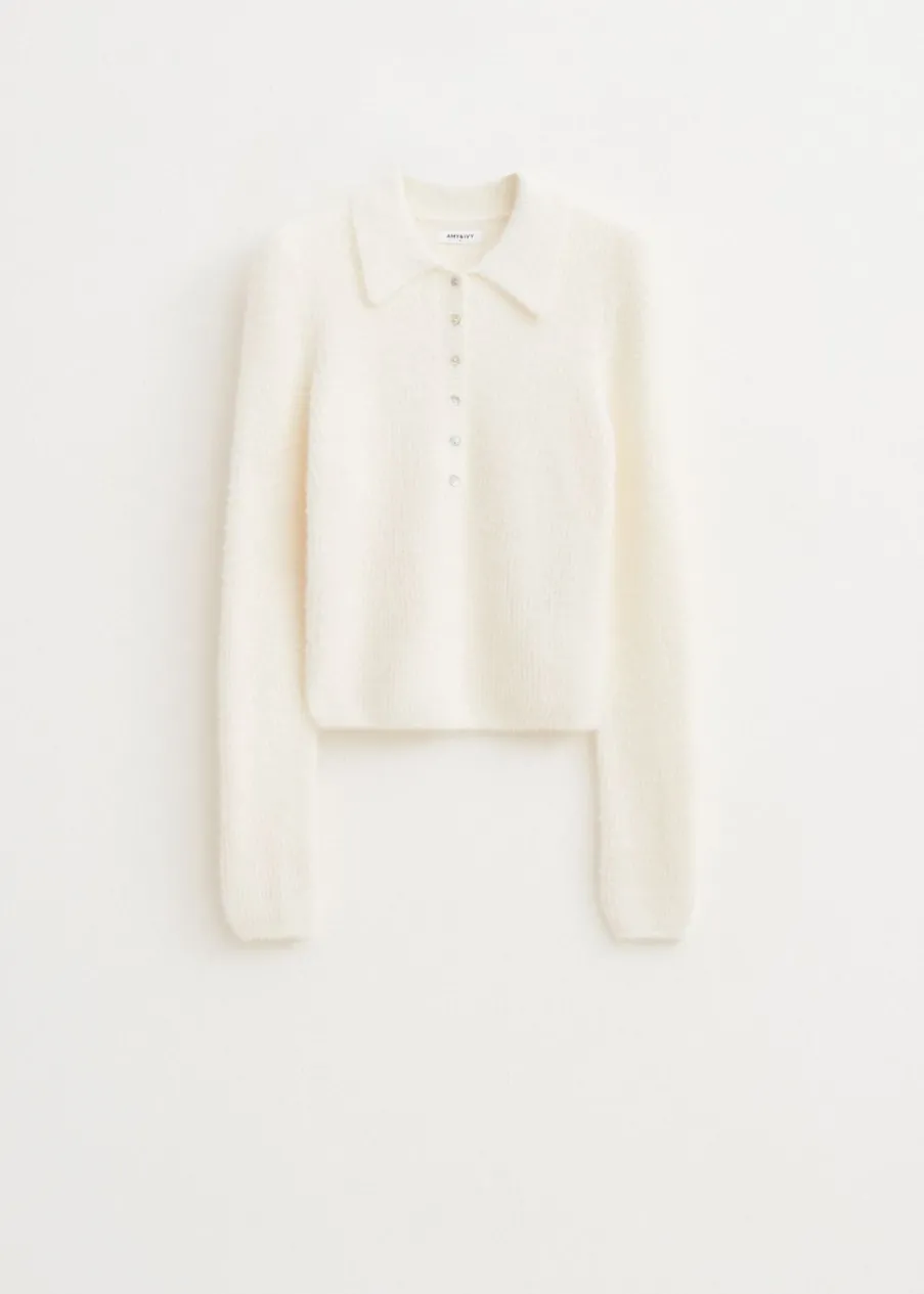 The Sting Hairy polo<DAMES Truien En Vesten