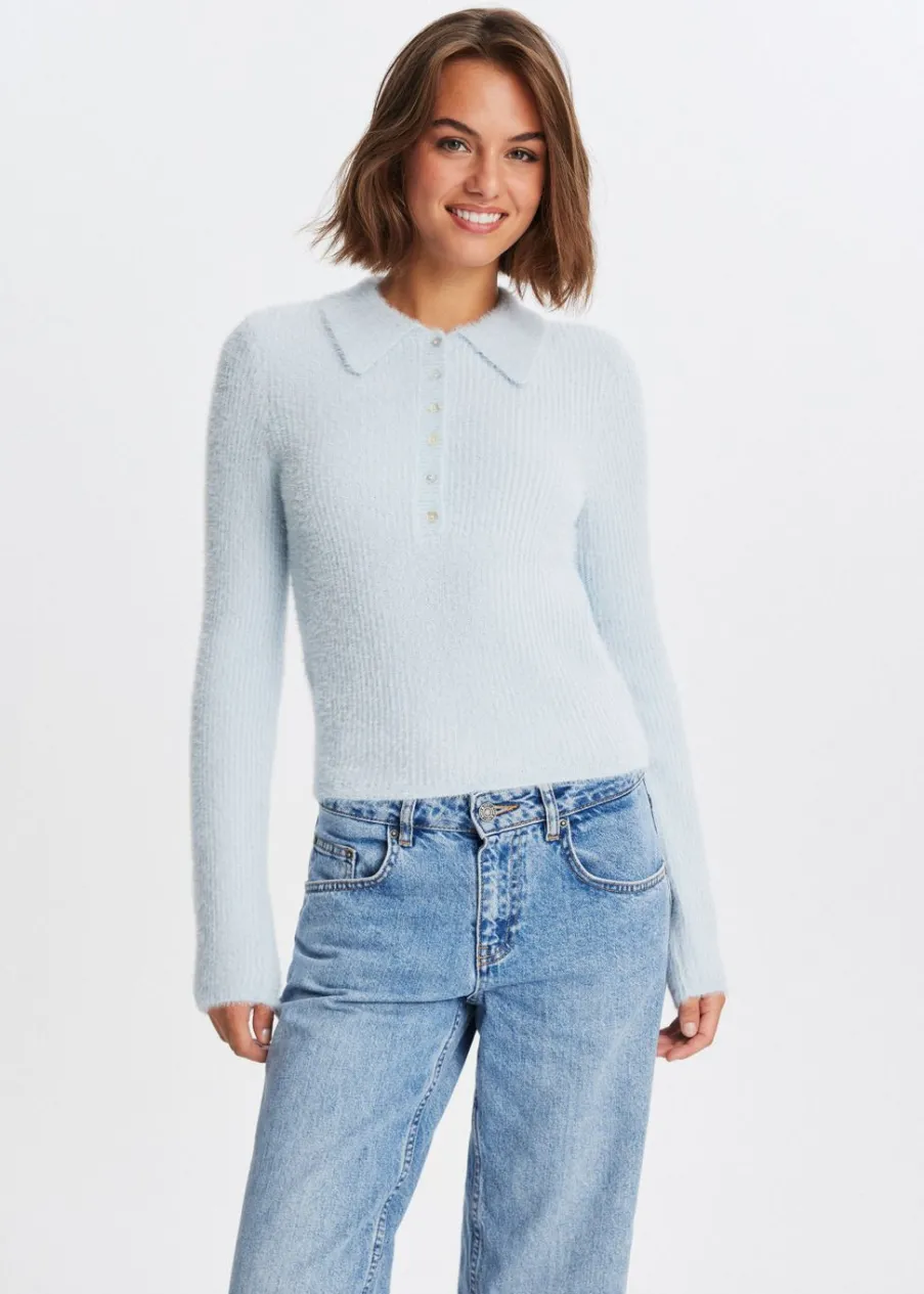 The Sting Hairy polo<DAMES Truien En Vesten