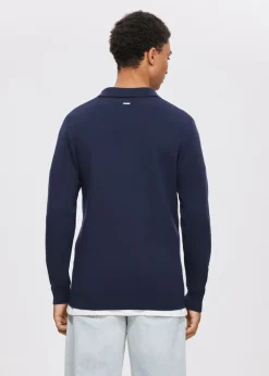The Sting Half zip gebreide polo<Heren Polo's|Truien En Vesten