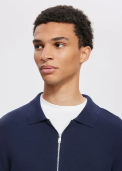 The Sting Half zip gebreide polo<Heren Polo's|Truien En Vesten