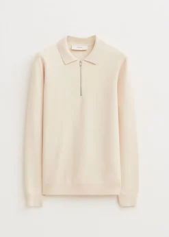 The Sting Half zip gebreide polo<Heren Polo's|Truien En Vesten