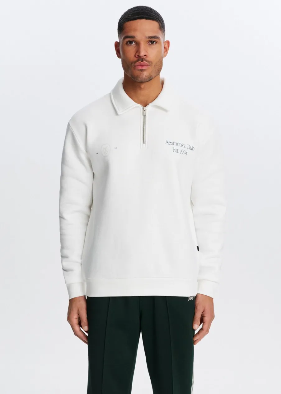 The Sting Half zip polo club<Heren Polo's|Sweaters En Hoodies