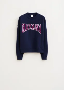The Sting Havana velvet sweater<DAMES Sweaters En Hoodies
