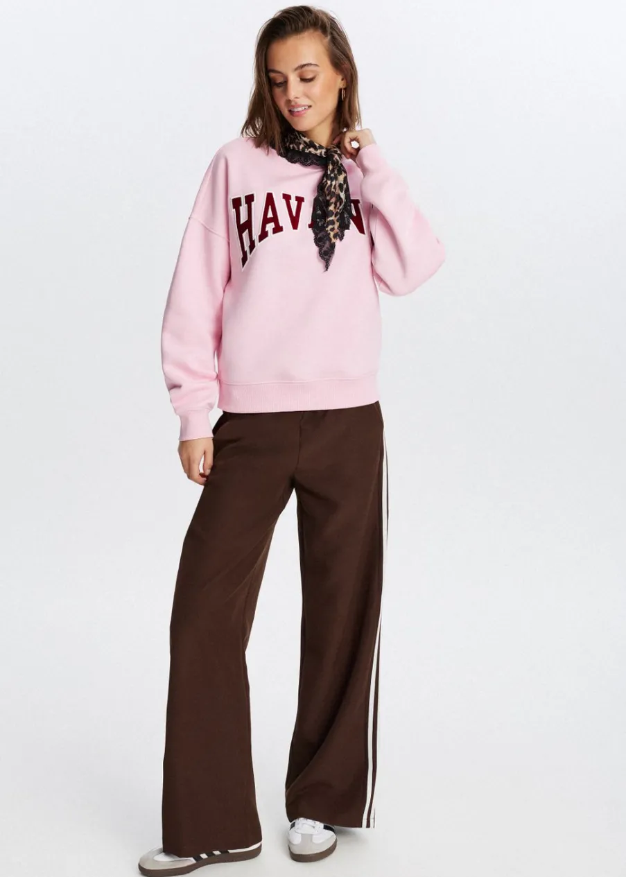 The Sting Havana velvet sweater<DAMES Sweaters En Hoodies