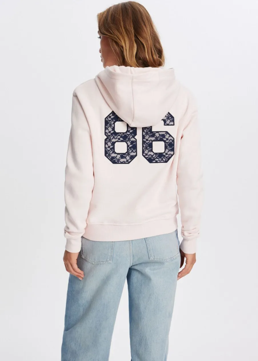 The Sting Hoodie met kanten detail<DAMES Sweaters En Hoodies